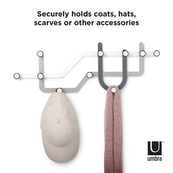 Umbra Subway Multi Hook Coat and Hat Rack