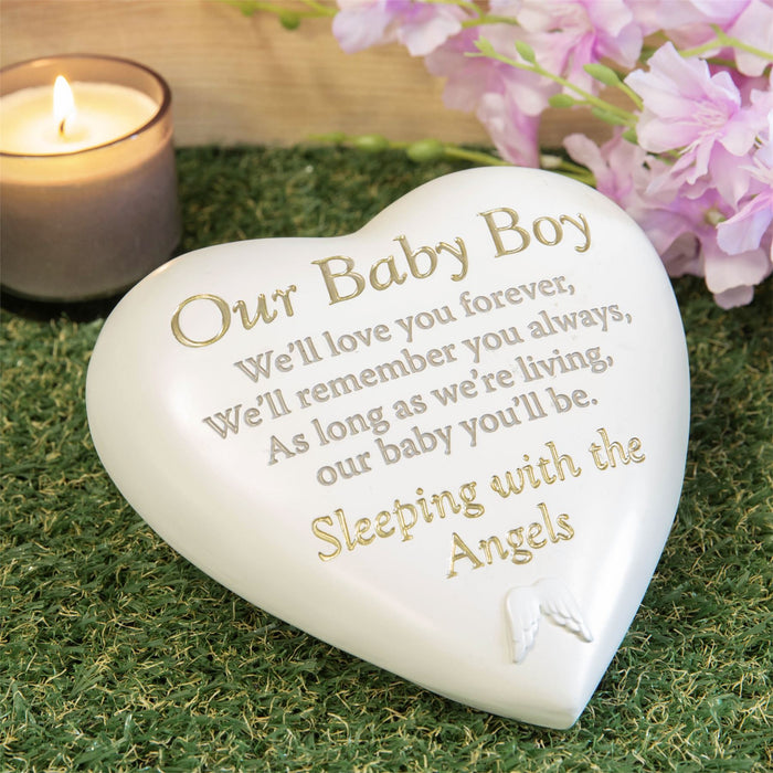 Thoughts Of You Graveside Baby Memorial Heart