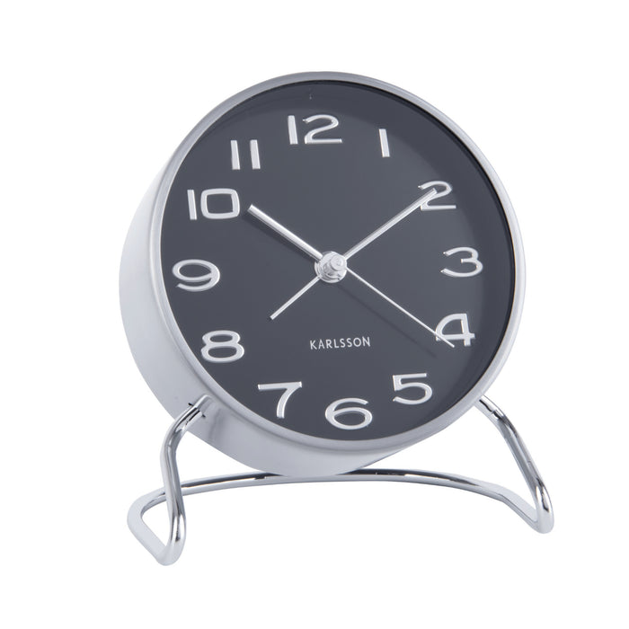 Karlsson Classical Numbers Silent Alarm Clock