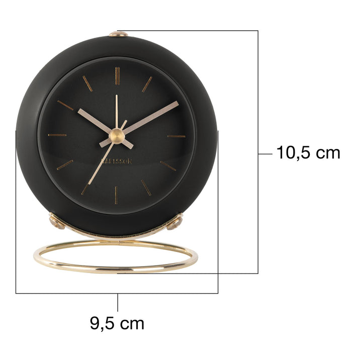 Karlsson Globe Alarm Clock with Silent Movement