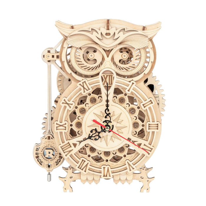 Robotime ROKR Owl Clock Building Kit