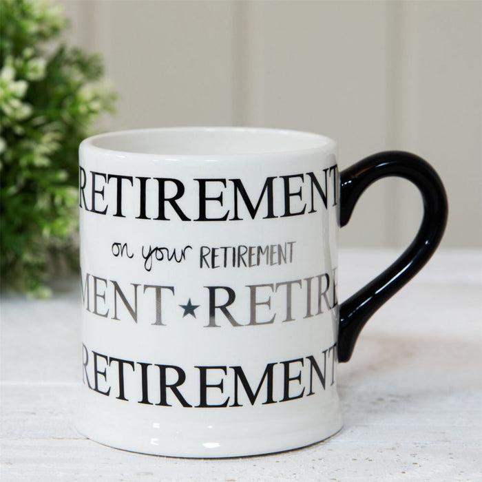 Quicksilver Birthday & Retirement Mugs with Foil Decoration