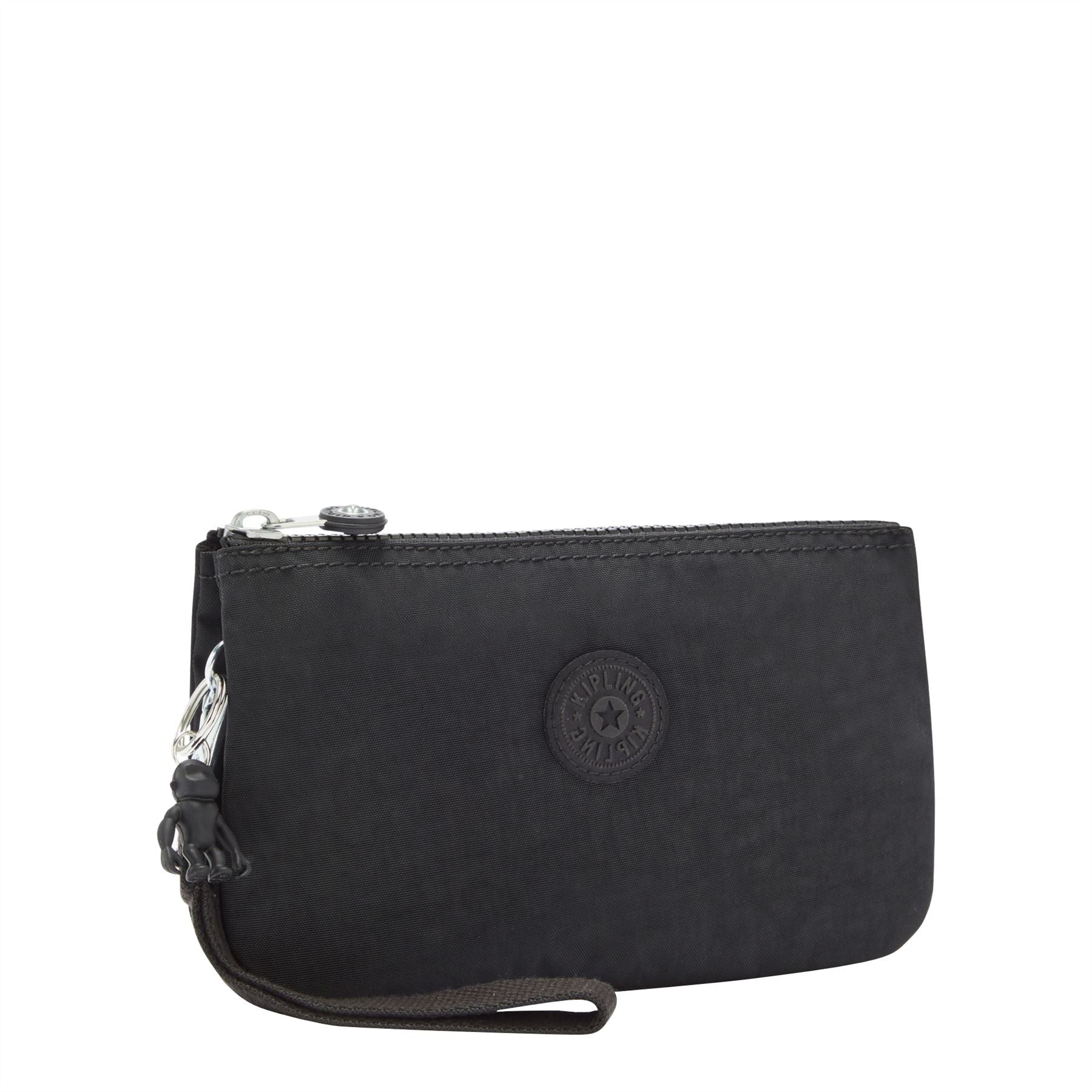 Doris Croc Embossed Handbag - Black Grey CBM | Kipling