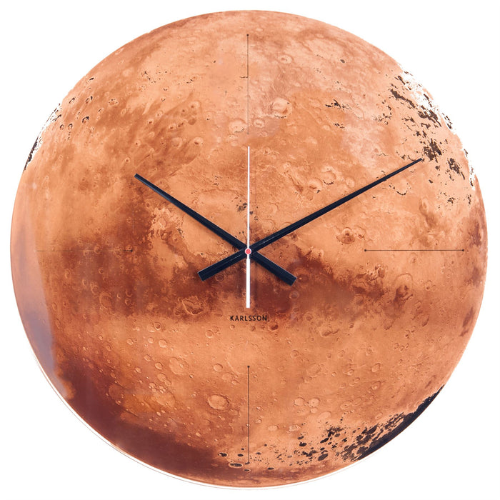 Karlsson 60cm Moon, Mars or Earth Wall Clock