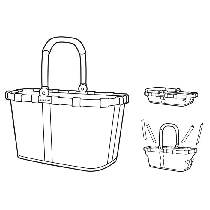 reisenthel carrybag shopping basket with handle shopping bag