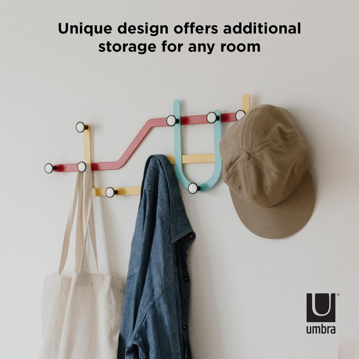 Umbra Subway Multi Hook Coat and Hat Rack