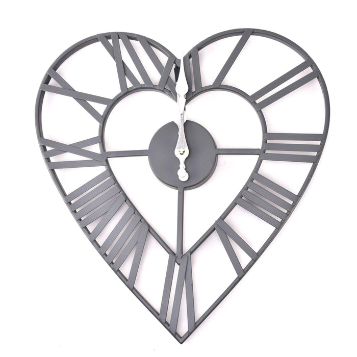 Hometime Metal Heart Wall Clock