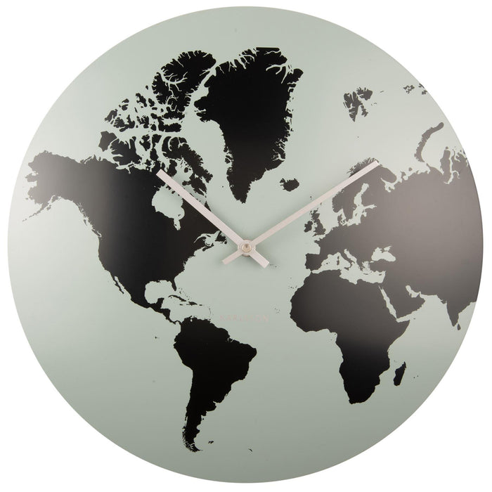 Karlsson World Map 39cm Wall Clock