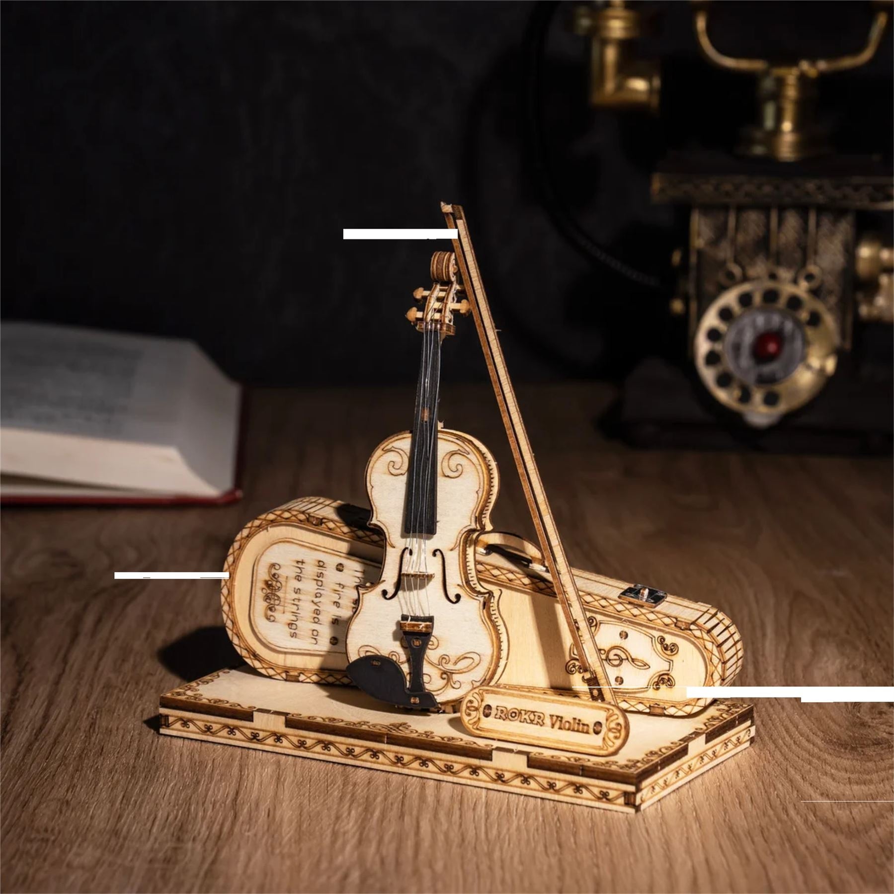 Robotime Rolife Self Build 3D Model Kit - Musical Instruments — Aspen ...