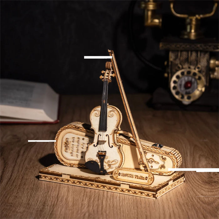 Robotime Rolife Self Build 3D Model Kit - Musical Instruments