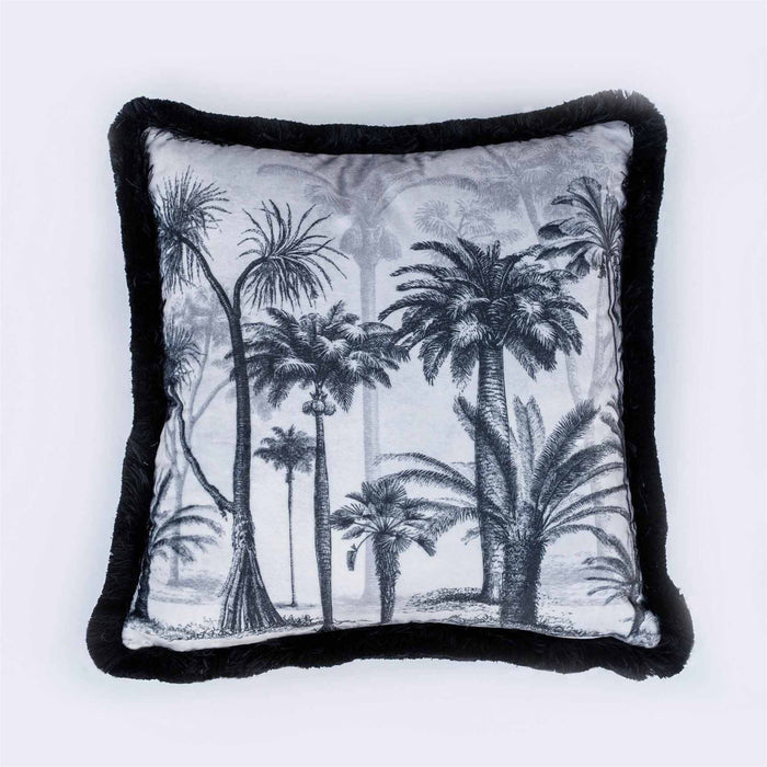 Ada Wall Black Palm Cushion