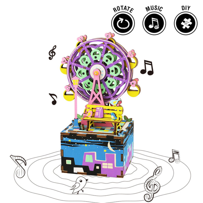 Robotime Rolife Ferris Wheel Music Box Building Kit