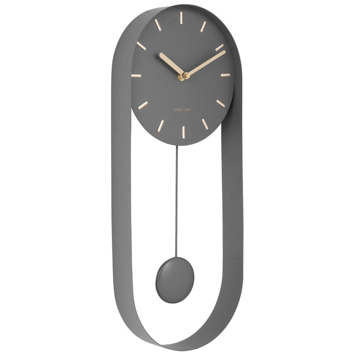 Karlsson Pendulum Charm Steel Wall Clock