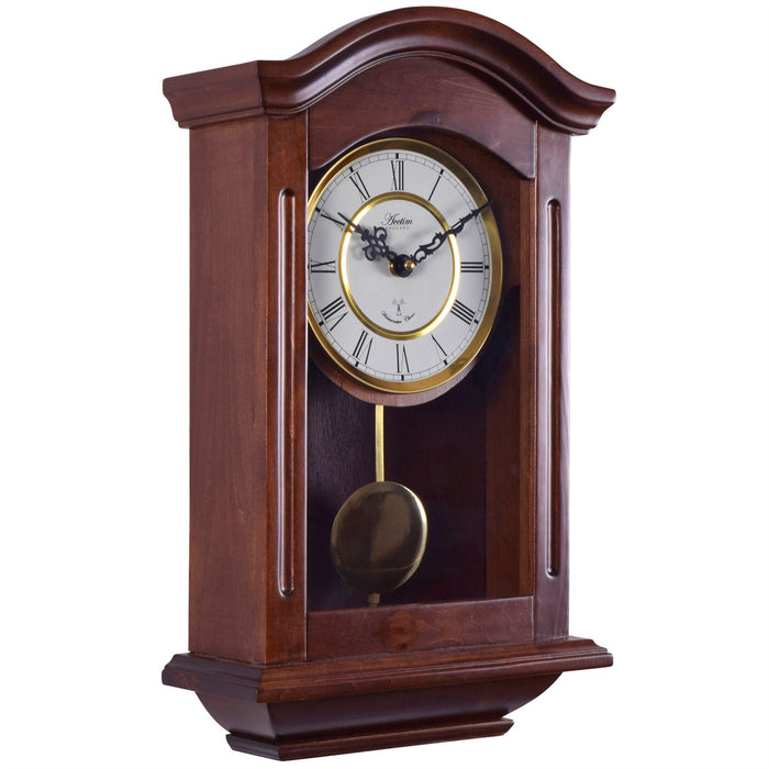 Acctim Thorncroft Dark Wood Regulator Wall Clock