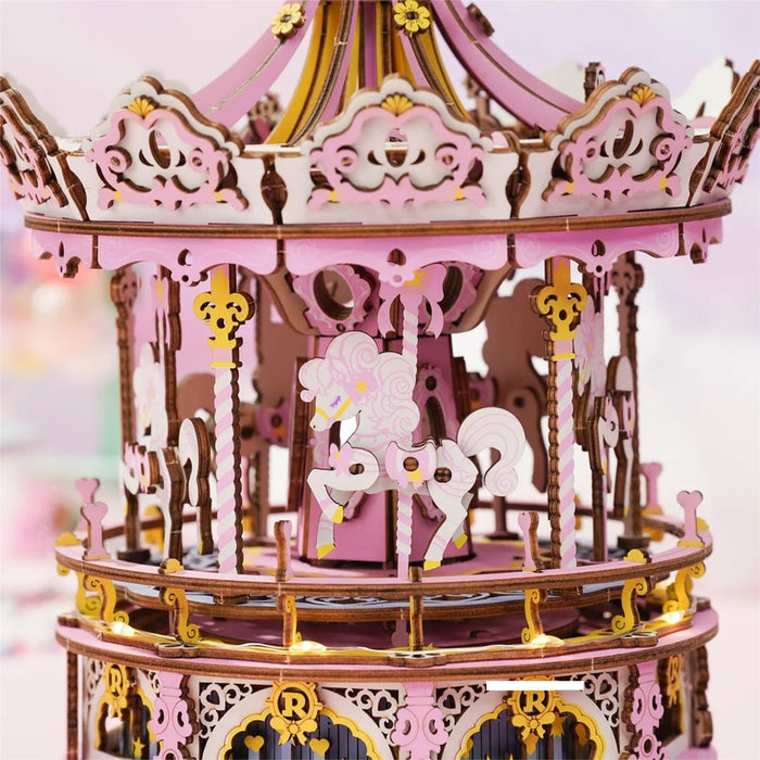 Robotime Rolife Romantic Carousel Dream Building Kit
