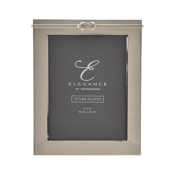 Elegance by Impressions Silver Plated Love Knot Frame