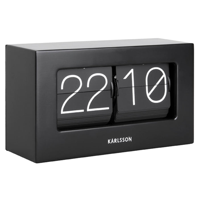Karlsson Boxed Flip 21cm Table Clock