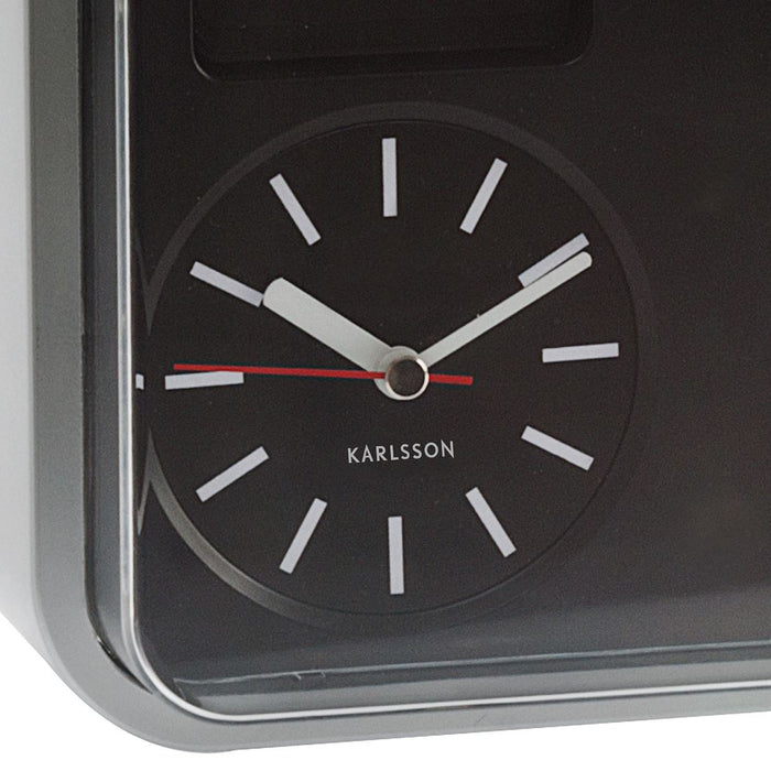 Karlsson Mini Flip 24.5cm Square Retro Wall Clock