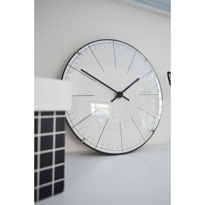 NeXtime Big Stripe Mini Dome 20cm Wall / Table Clock
