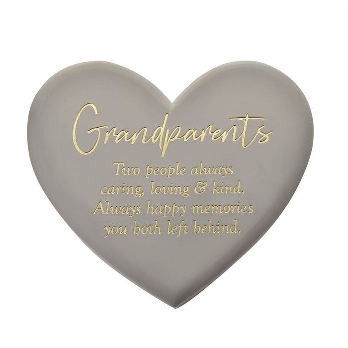 Thoughts of You Memorial Graveside Heart Plaque - Couple