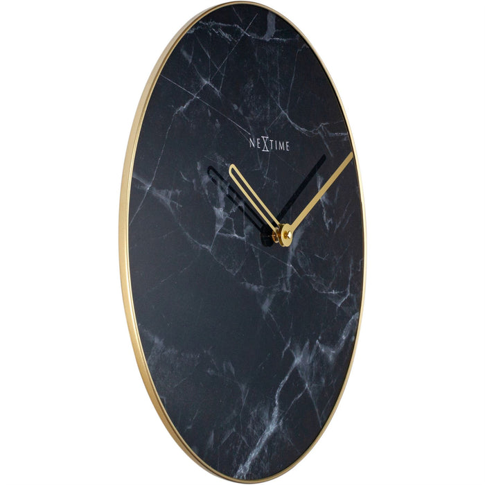NeXtime Glass Marble Effect 40cm Wall Clock