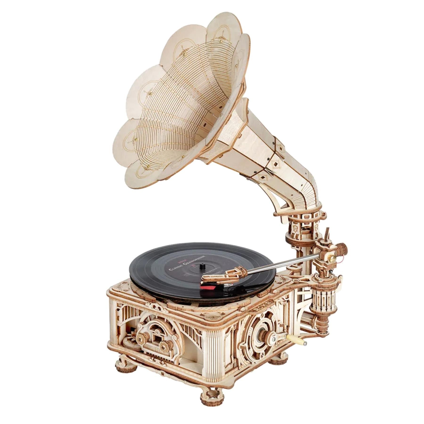 Robotime ROKR Classical Gramophone Building Kit — Aspen Of Hereford Ltd