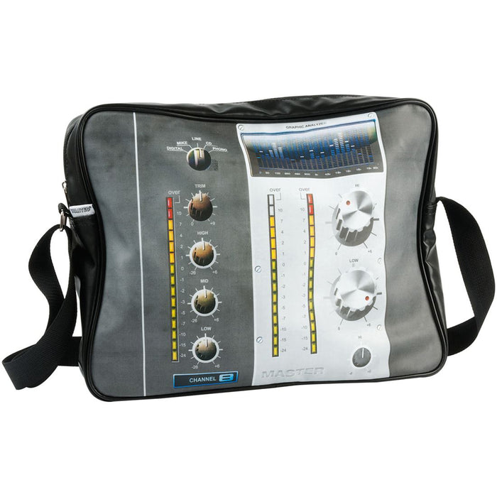 Silly Gifts Sound Lab Control Black Messenger Bag