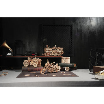 Wood Trick Offshore Rig Platform Houten 3D-puzzels voor volwassenen om