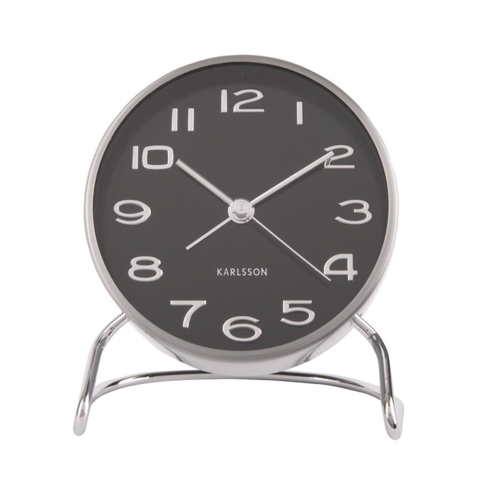 Karlsson Classical Numbers Silent Alarm Clock