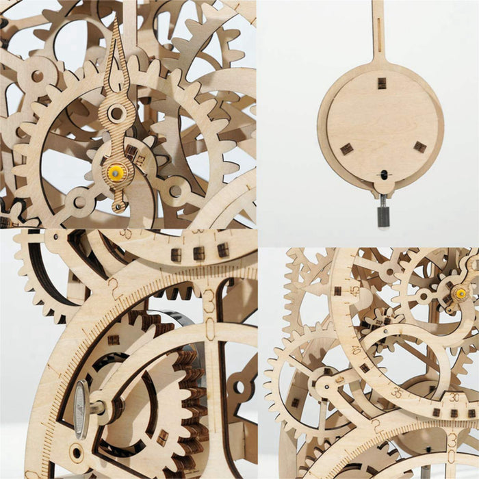 Clock Building Kit Robotime ROKR Pendulum Clock Building Kit — Aspen Of Hereford Ltd