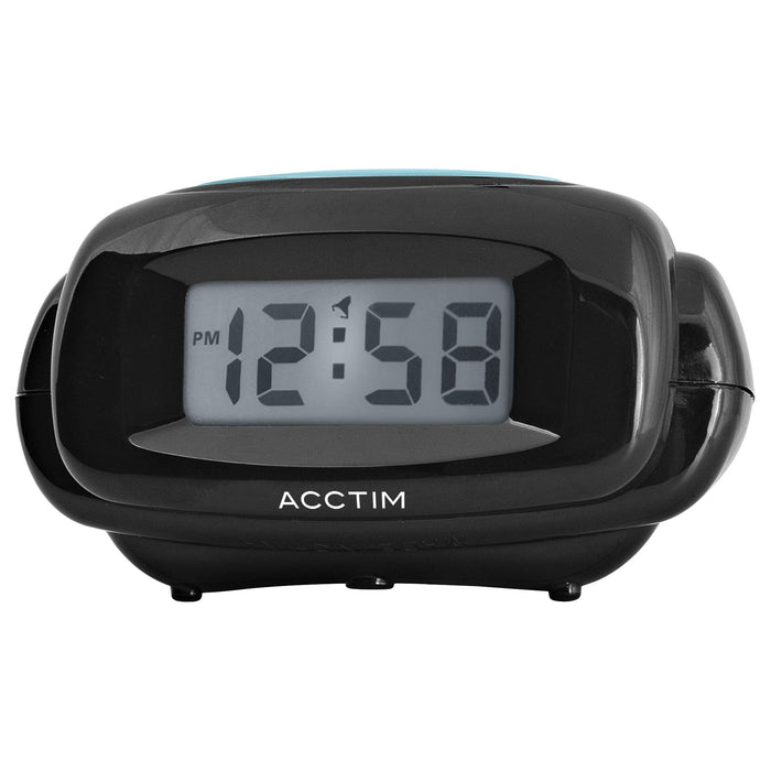 Acctim Aura Digital Alarm Clock in Black
