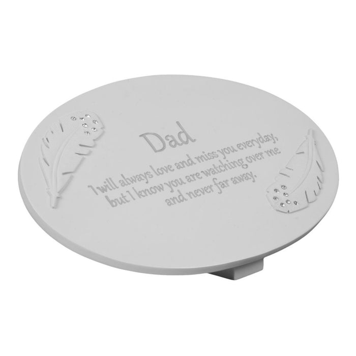 Thoughts of You Stone Look Resin Memorial Plaque Including Pet