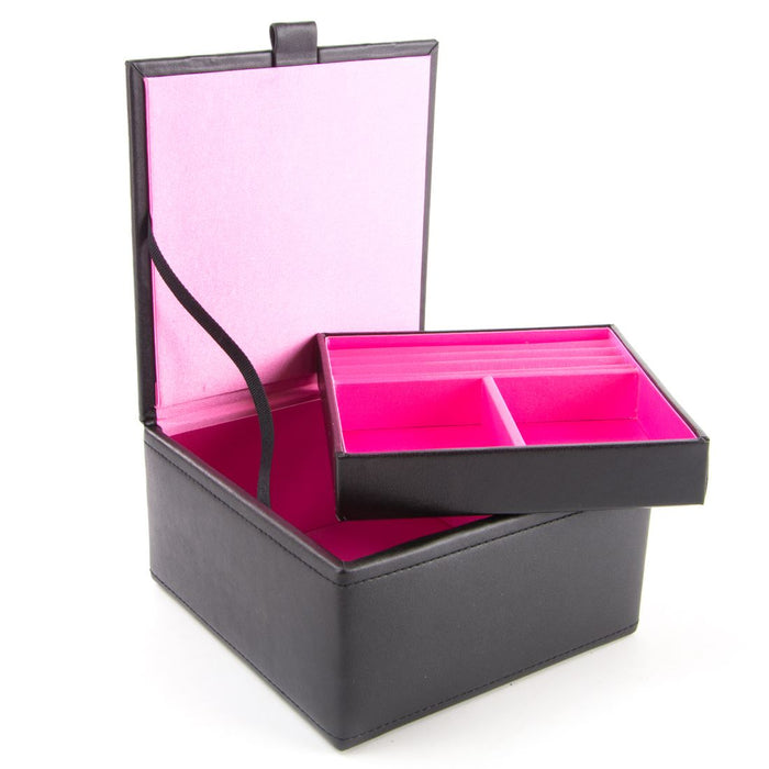 Dulwich Designs Dress Up & Look Fab Shocking Pink Lining Jewellery Box