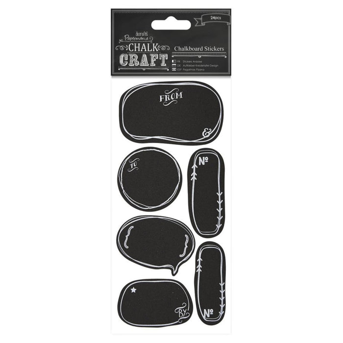 Docrafts 24 Piece To & From Chalkboard Stickers