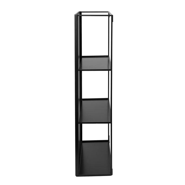 Umbra Cubiko/Cirko Black Mirror with Shelves