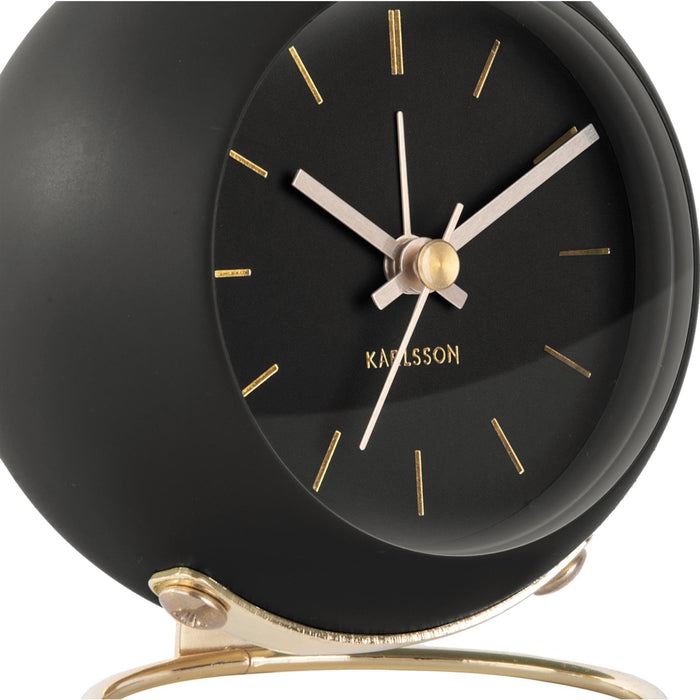Karlsson Globe Alarm Clock with Silent Movement