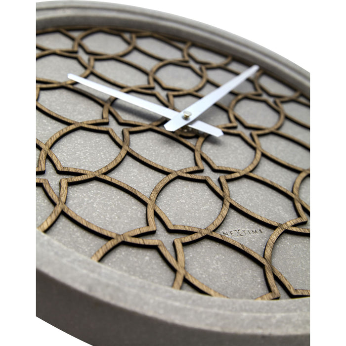 NeXtime Concreto Love 39.5cm Silent Wall Clock
