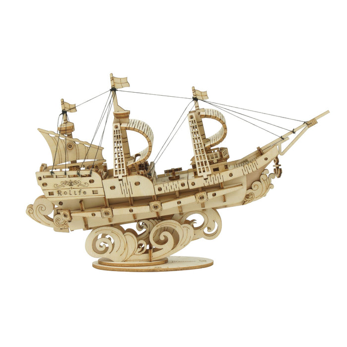 3d Model Craft Rolife Robotime Rolife Self-Build 3D Model Kit - Ships — Aspen Of Hereford Ltd