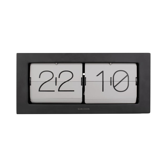 Karlsson Boxed Flip XL Wall / Table Clock