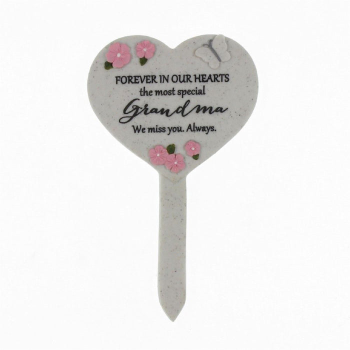 Thoughts Of You Heart Graveside Stake
