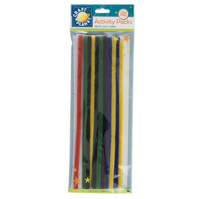 Craft Planet Chenille Stems / Pipe Cleaners 30cm Packs of 20