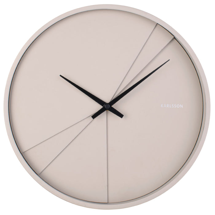 Karlsson Layered Lines 30cm Wall Clock