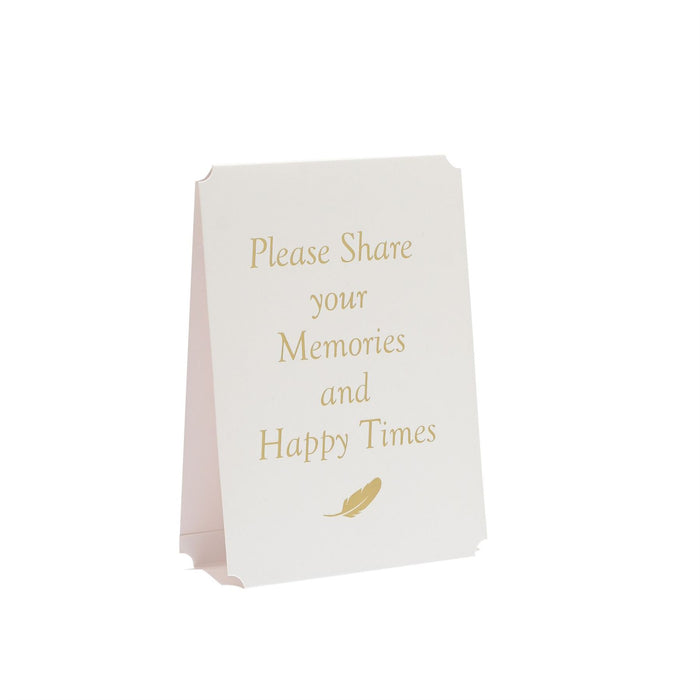 Thoughts Of You Funeral Ceremony Table Book, Card & Frame