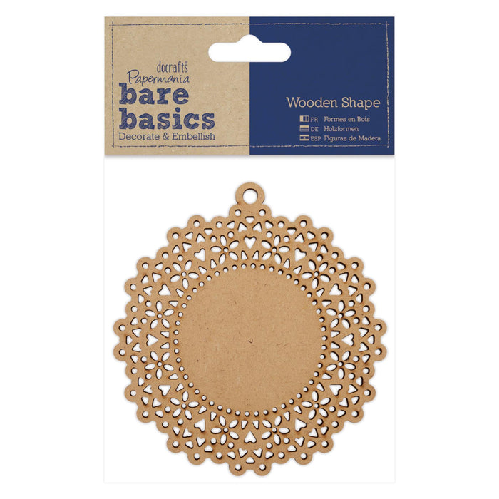 Docrafts Wooden Shape Doily Hanging Circle