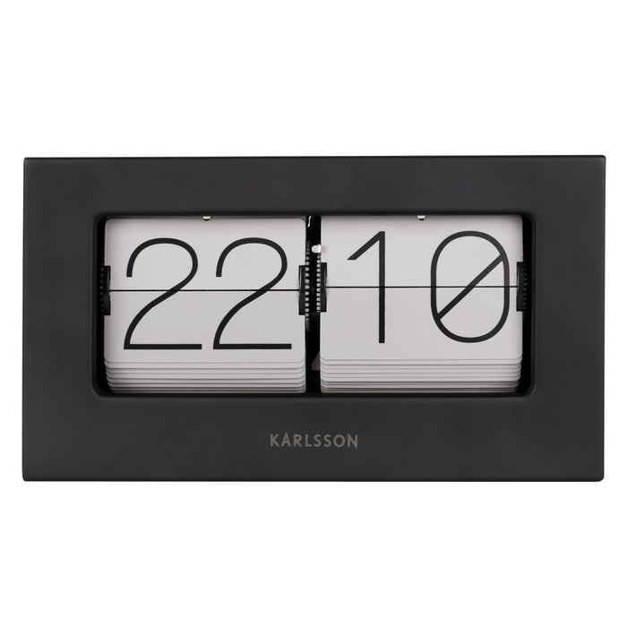 Karlsson Boxed Flip 21cm Table Clock
