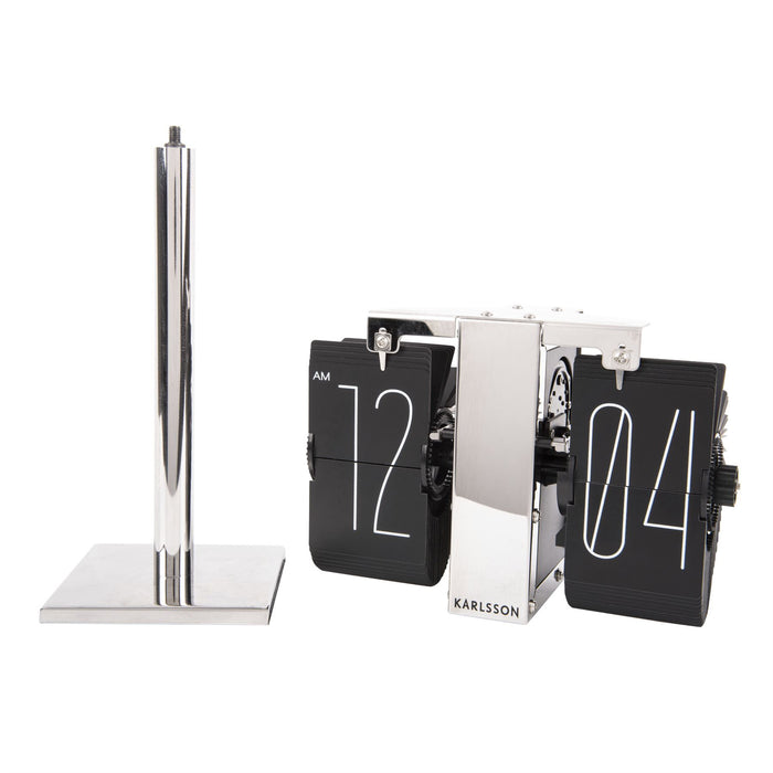 Karlsson Flip Clock No Case Mini with Removeable Stand