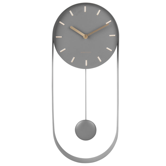 Karlsson Pendulum Charm Steel Wall Clock