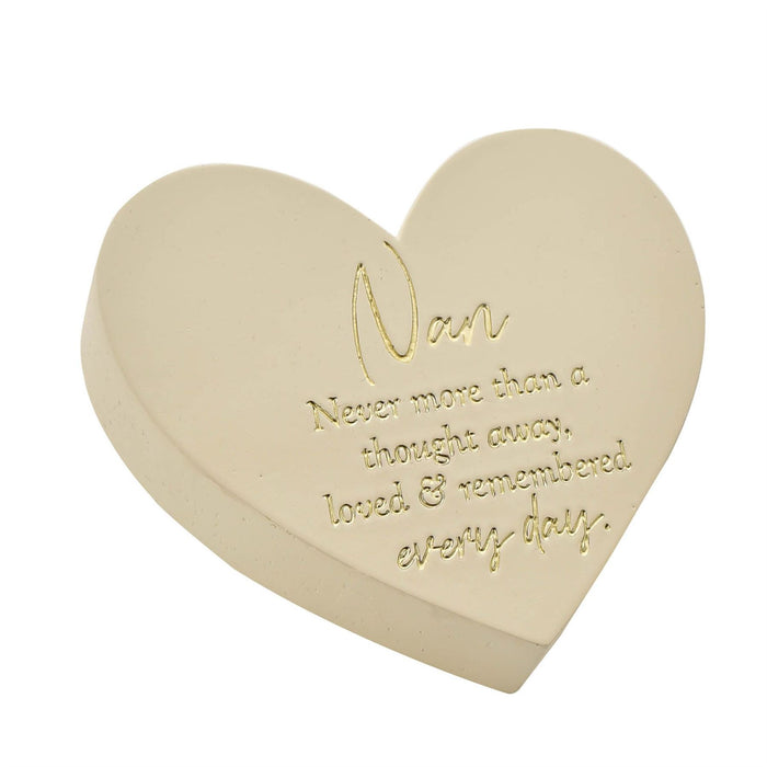 Thoughts of You Memorial Graveside Heart Plaque