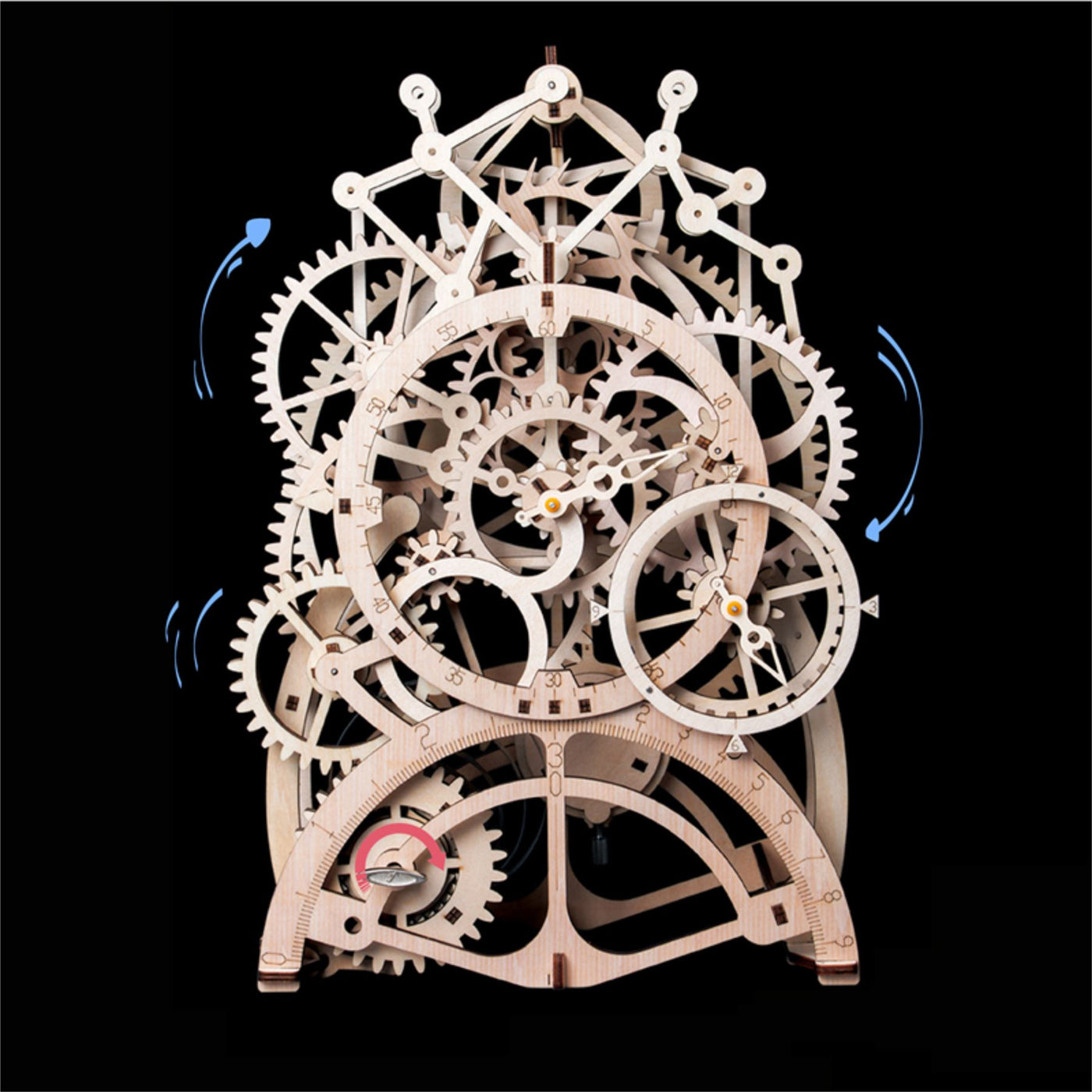 Clock Building Kit Robotime ROKR Pendulum Clock Building Kit — Aspen Of Hereford Ltd