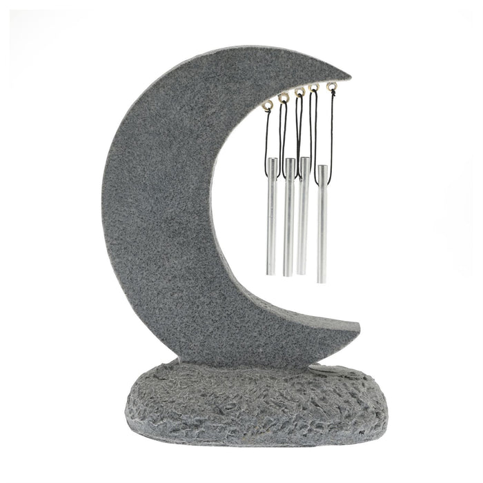 Thoughts Of You Graveside Stone Moon Wind Chime